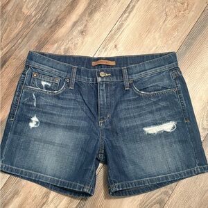 Women's Distressed Denim Shorts